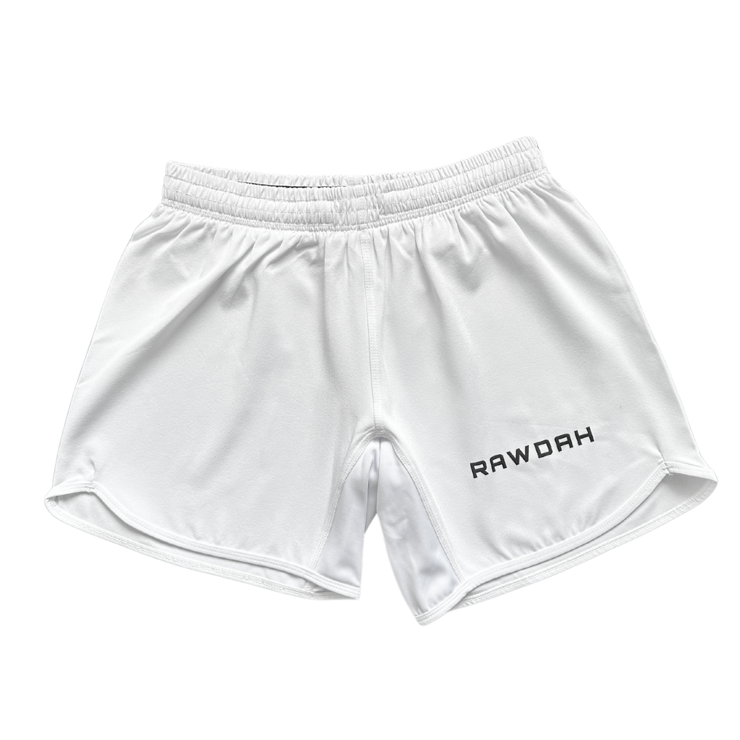 Grounded Grappling Shorts - White